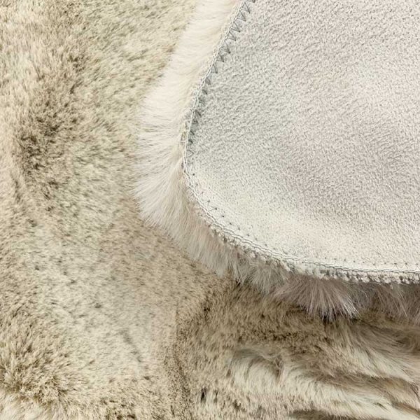 faux rabbit fur rug